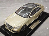 [Henson & Heaven] 1:18 Mercedes-Benz 2020 AMG S65L W222 Gold Model Car Resin