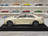 [Henson & Heaven] 1:18 Mercedes-Benz 2020 AMG S65L W222 Gold Model Car Resin