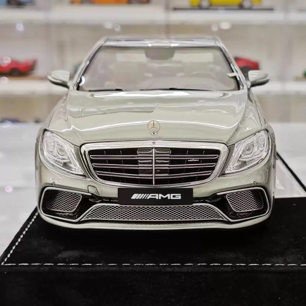 [Henson & Heaven] 1:18 Mercedes-Benz 2020 AMG S65L W222 grijs modelauto Hars