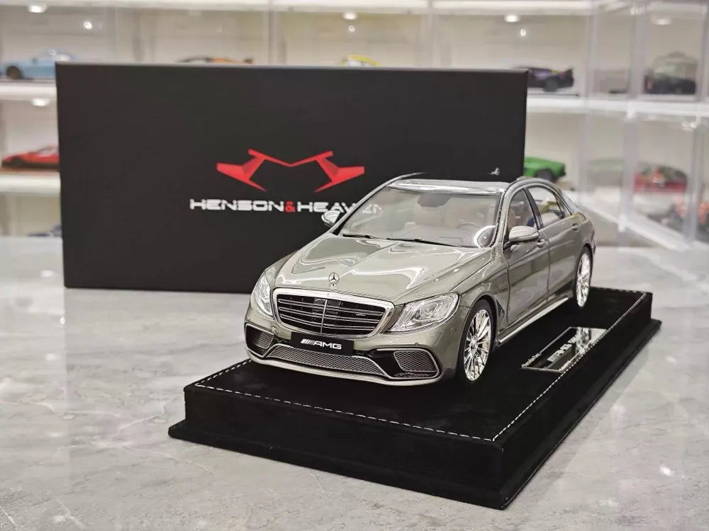 [Henson & Heaven] 1:18 Mercedes-Benz 2020 AMG S65L W222 grijs modelauto Hars