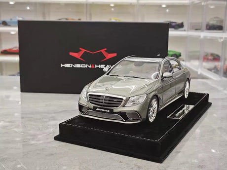 [Henson & Heaven] 1:18 Mercedes-Benz 2020 AMG S65L W222 Gray Model Car Resin