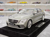 [Henson & Heaven] 1:18 Mercedes-Benz 2020 AMG S65L W222 grijs modelauto Hars