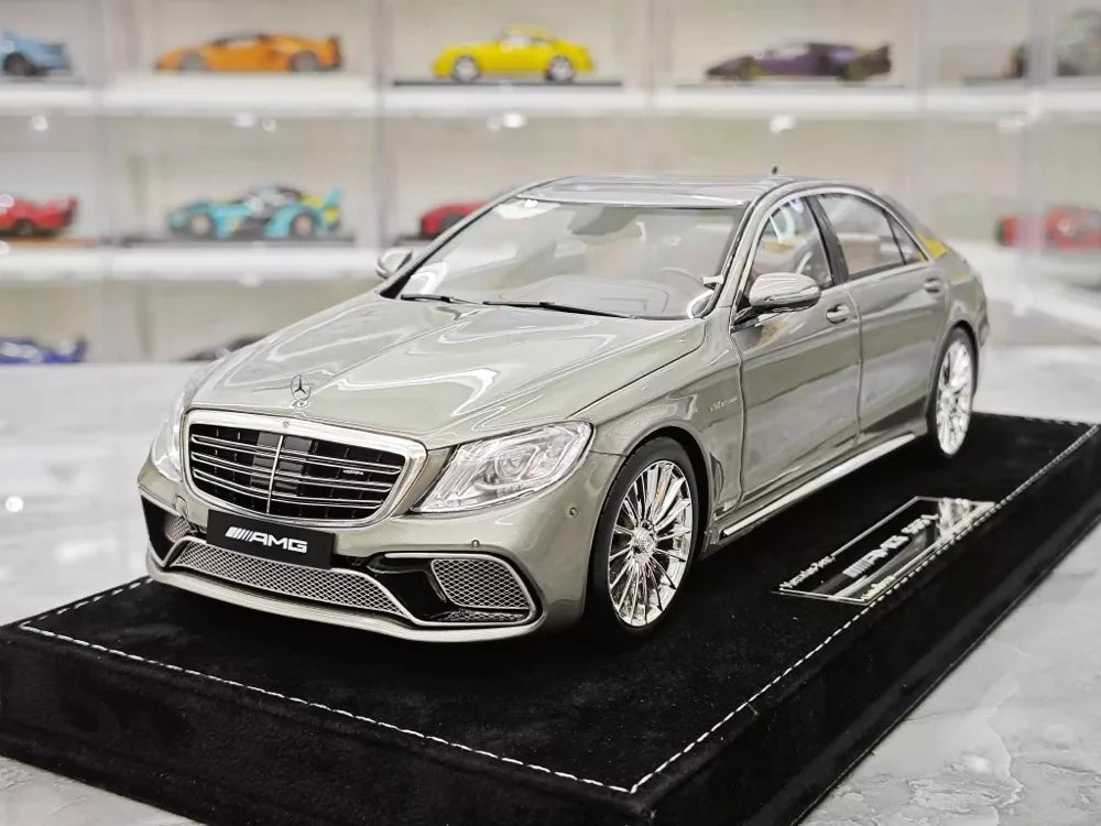 [Henson & Heaven] 1:18 Mercedes-Benz 2020 AMG S65L W222 Gray Model Car Resin