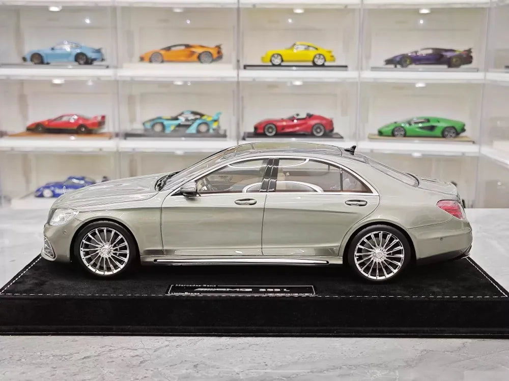 [Henson & Heaven] 1:18 Mercedes-Benz 2020 AMG S65L W222 grijs modelauto Hars