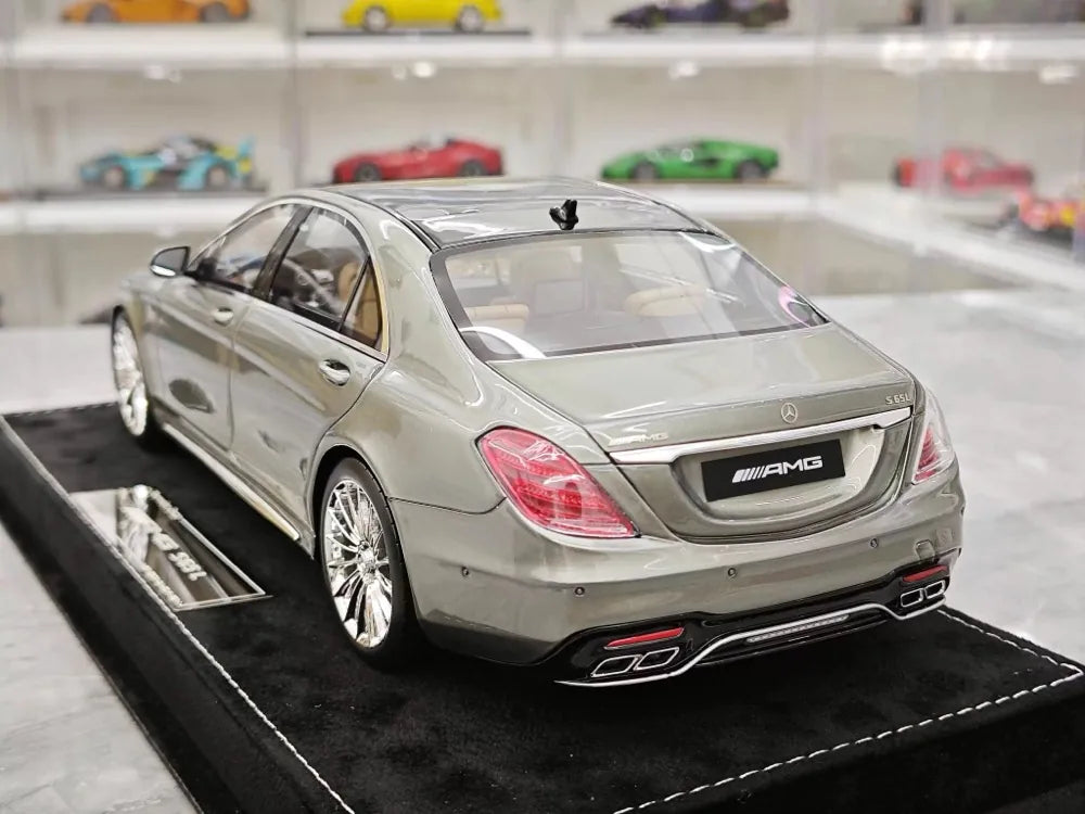 [Henson & Heaven] 1:18 Mercedes-Benz 2020 AMG S65L W222 Gray Model Car Resin