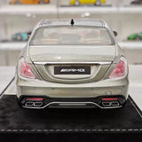 [Henson & Heaven] 1:18 Mercedes-Benz 2020 AMG S65L W222 grijs modelauto Hars
