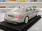 [Henson & Heaven] 1:18 Mercedes-Benz 2020 AMG S65L W222 grijs modelauto Hars
