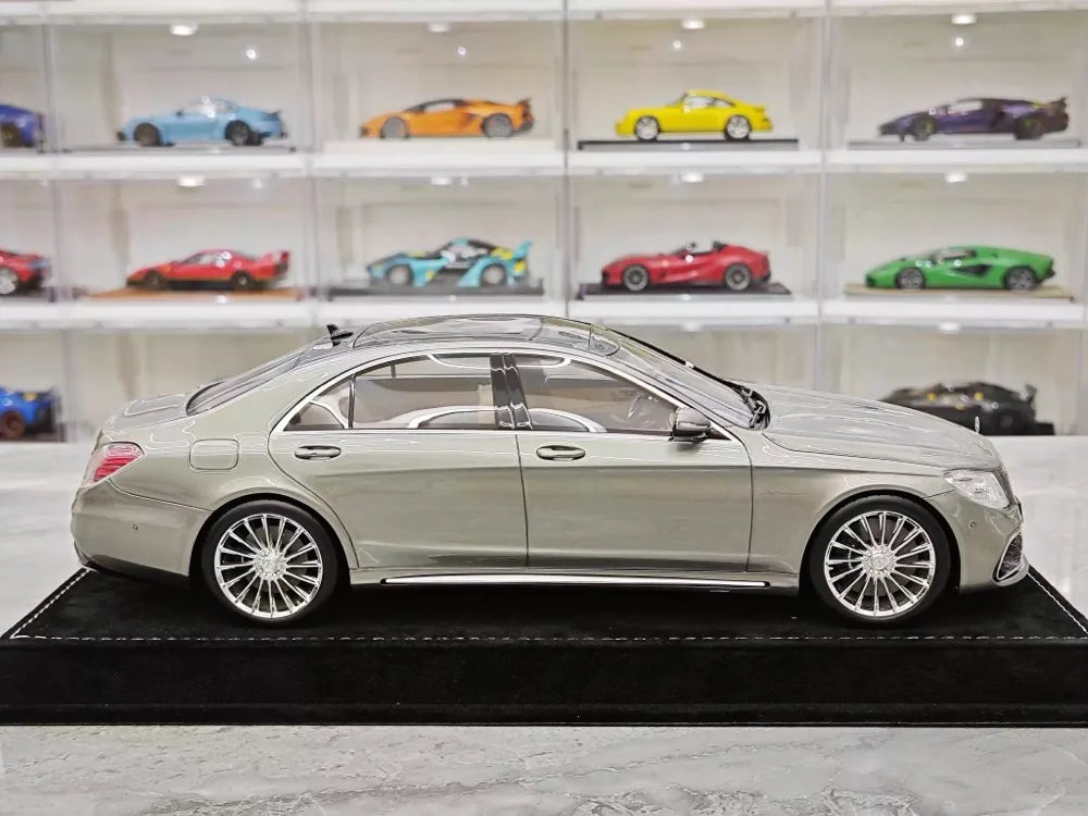 [Henson & Heaven] 1:18 Mercedes-Benz 2020 AMG S65L W222 Gray Model Car Resin