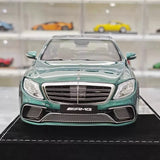[Henson & Heaven] 1:18 Mercedes-Benz 2020 AMG S65L W222 Green Model Car Resin