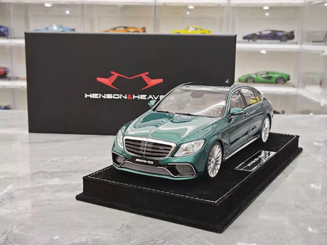 [Henson & Heaven] 1:18 Mercedes-Benz 2020 AMG S65L W222 Green Model Car Resin