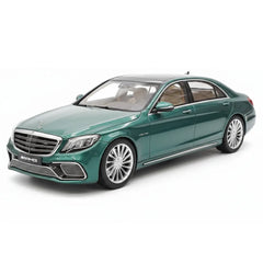 [Henson och Heaven] 1:18 Mercedes-Benz 2020 AMG S65L W222 grön modellbil resin