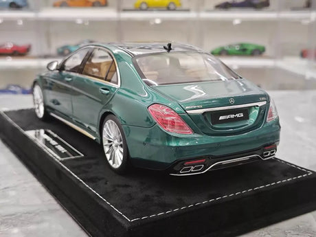 [Henson & Heaven] 1:18 Mercedes-Benz 2020 AMG S65L W222 Green Model Car Resin