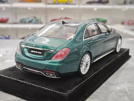 [Henson & Heaven] 1:18 Mercedes-Benz 2020 AMG S65L W222 Green Model Car Resin