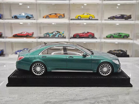 [Henson & Heaven] 1:18 Mercedes-Benz 2020 AMG S65L W222 Green Model Car Resin