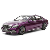 [Henson & Heaven] 1:18 Mercedes-Benz 2020 AMG S65L W222 Purple Model Car Resin