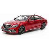 [Henson & Heaven] 1:18 Mercedes-Benz 2020 AMG S65L W222 Red Model Car Resin