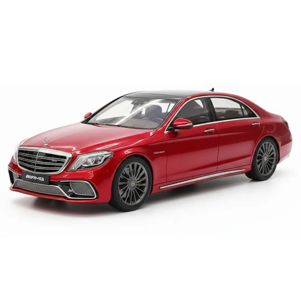 [Henson & Heaven] 1:18 Mercedes-Benz 2020 AMG S65L W222 Red Model Car Resin