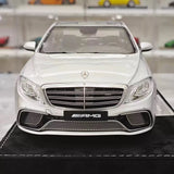 [Henson & Heaven] 1:18 Mercedes-Benz 2020 AMG S65L W222 Silver Model Car Resin