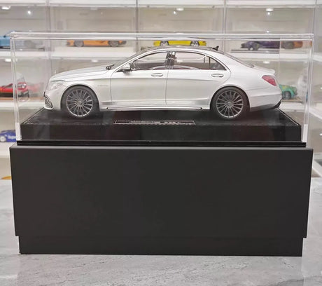 [Henson & Heaven] 1:18 Mercedes-Benz 2020 AMG S65L W222 Silver Model Car Resin