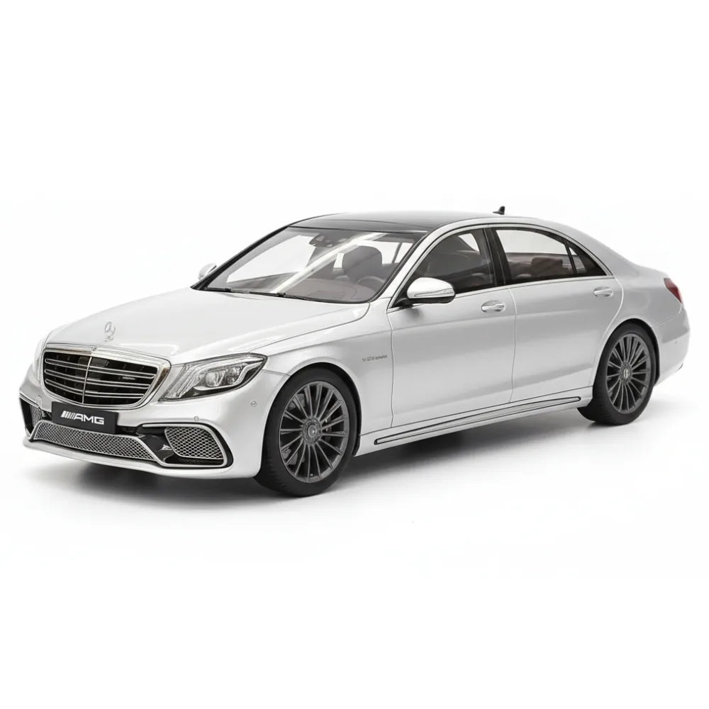 [Henson & Heaven] 1:18 Mercedes-Benz 2020 AMG S65L W222 argent voiture miniature Resin