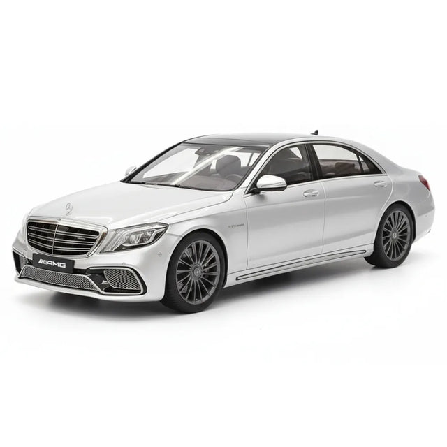 [Henson & Heaven] 1:18 Mercedes-Benz 2020 AMG S65L W222 Silver Model Car Resin