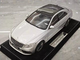 [Henson & Heaven] 1:18 Mercedes-Benz 2020 AMG S65L W222 Silver Model Car Resin