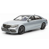 [Henson & Heaven] 1:18 Mercedes-Benz 2020 AMG S65L W222 zilver blauw modelauto Hars