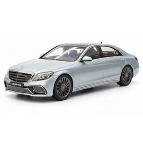 [Henson & Heaven] 1:18 Mercedes-Benz 2020 AMG S65L W222 zilver blauw modelauto Hars