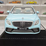 [Henson & Heaven] 1:18 Mercedes-Benz 2020 AMG S65L W222 Tiffany Blue Model Car Resin