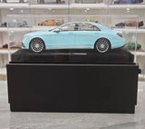 [Henson & Heaven] 1:18 Mercedes-Benz 2020 AMG S65L W222 Tiffany Blue Model Car Resin