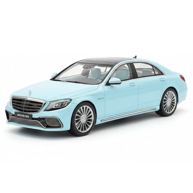 [Henson & Heaven] 1:18 Mercedes-Benz 2020 AMG S65L W222 Tiffany Blue Model Car Resin