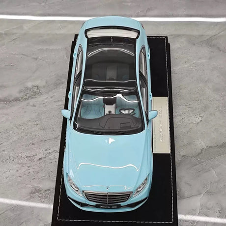 [Henson & Heaven] 1:18 Mercedes-Benz 2020 AMG S65L W222 Tiffany Blue Model Car Resin