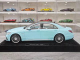[Henson & Heaven] 1:18 Mercedes-Benz 2020 AMG S65L W222 Tiffany Blue Model Car Resin