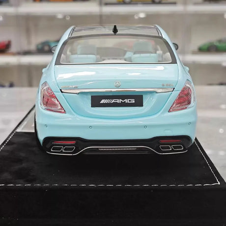 [Henson & Heaven] 1:18 Mercedes-Benz 2020 AMG S65L W222 Tiffany Blue Model Car Resin
