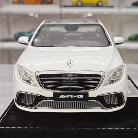 [Henson & Heaven] 1:18 Mercedes-Benz 2020 AMG S65L W222 White Model Car Resin