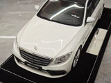 [Henson & Heaven] 1:18 Mercedes-Benz 2020 AMG S65L W222 White Model Car Resin