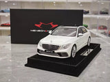 [Henson & Heaven] 1:18 Mercedes-Benz 2020 AMG S65L W222 White Model Car Resin