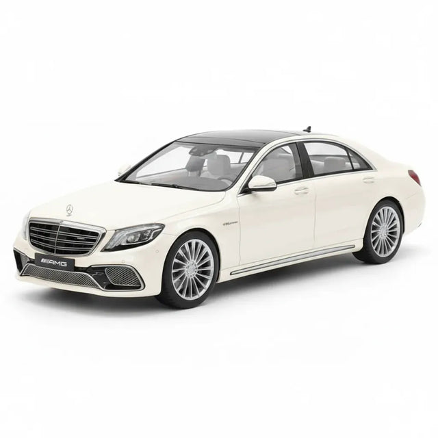 [Henson & Heaven] 1:18 Mercedes-Benz 2020 AMG S65L W222 White Model Car Resin