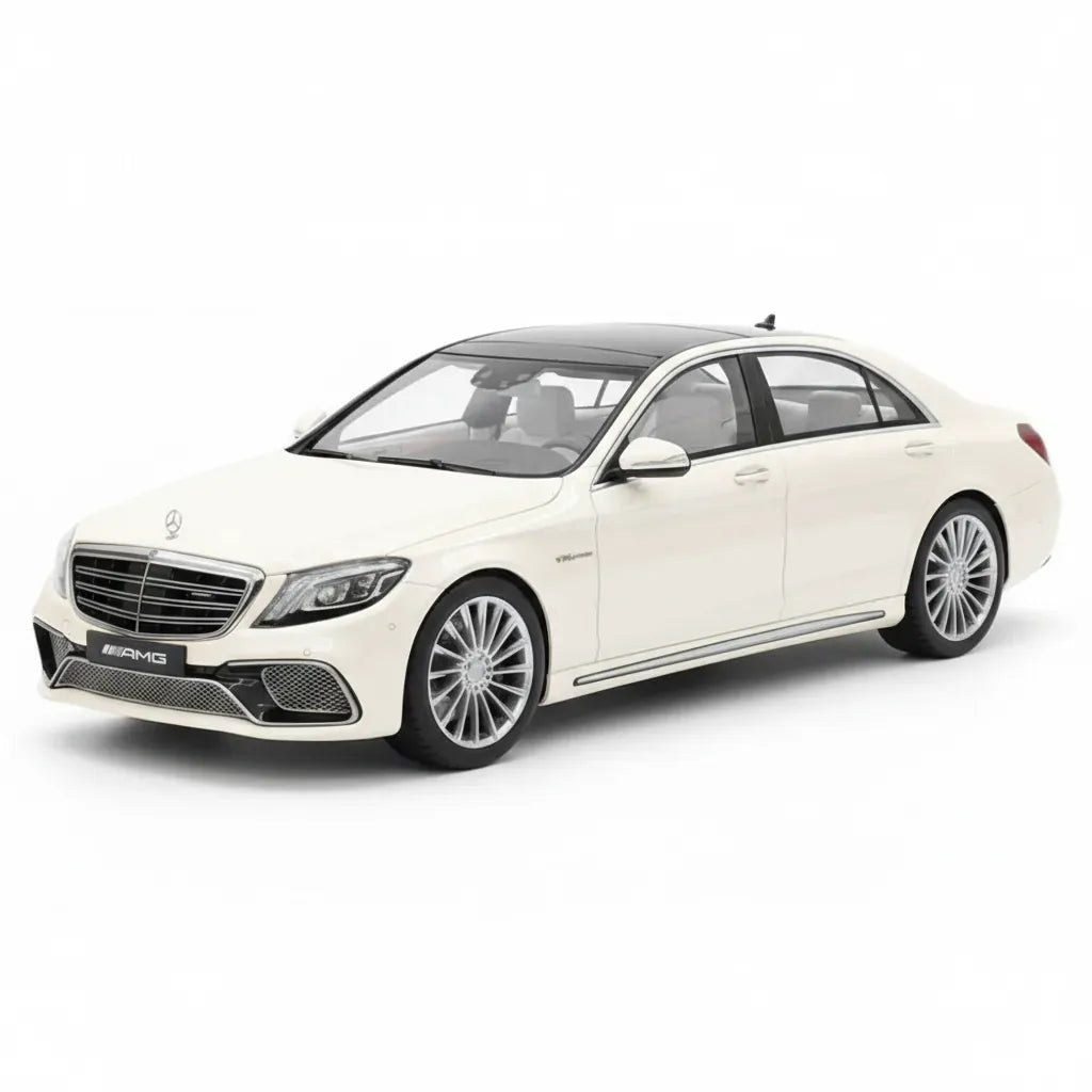 [Henson & Heaven] 1:18 Mercedes-Benz 2020 AMG S65L W222 White Model Car Resin