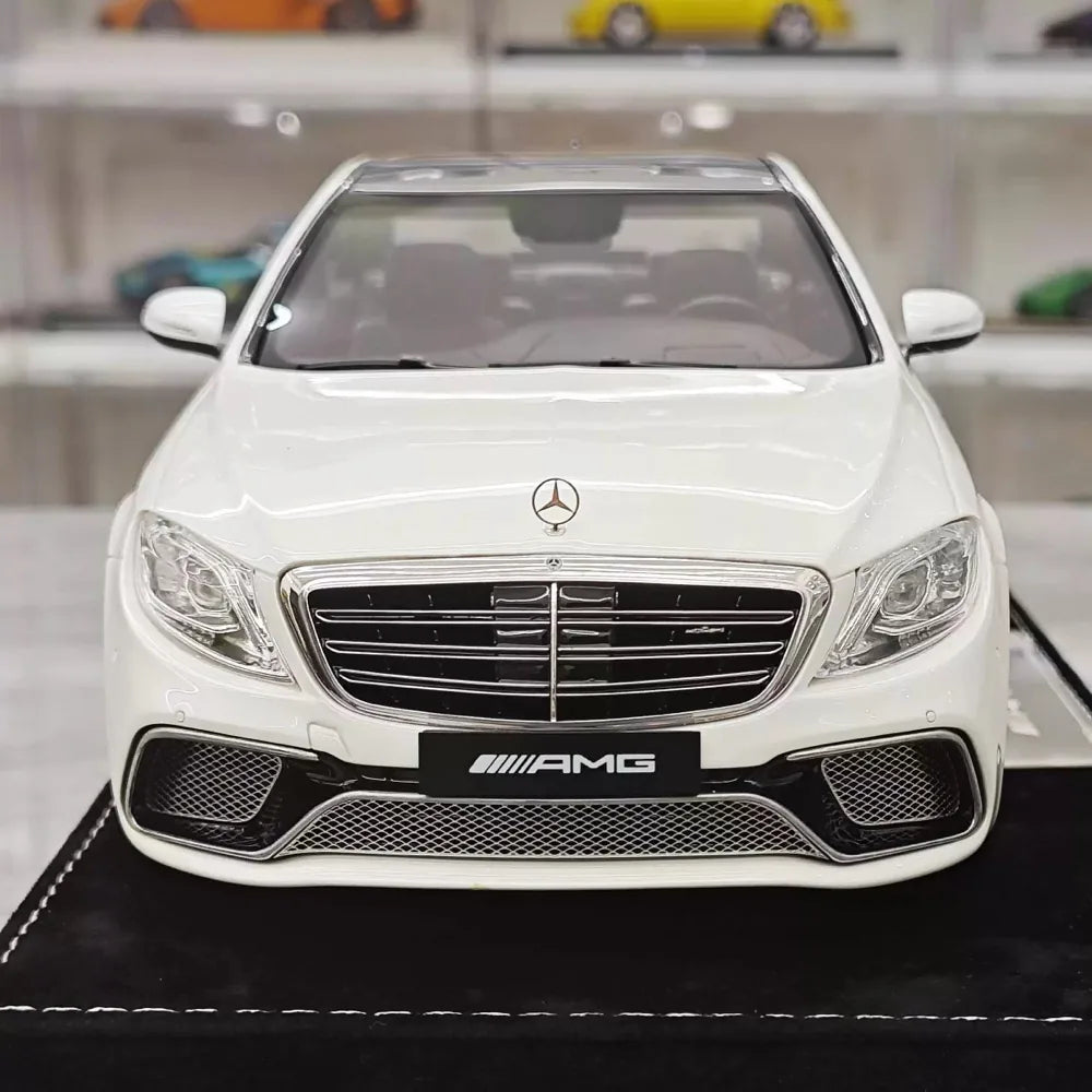[Henson & Heaven] 1:18 Mercedes-Benz 2020 AMG S65L W222 White Model Car Resin