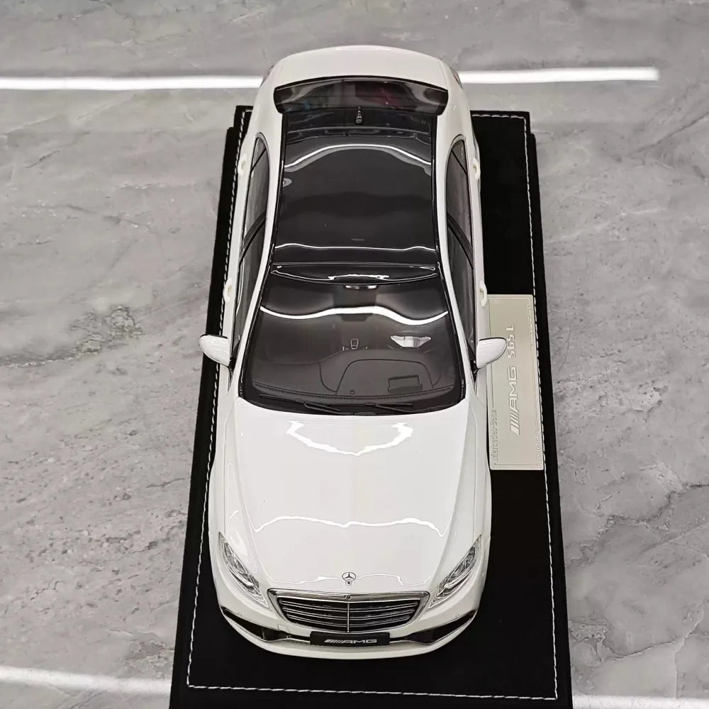 [Henson & Heaven] 1:18 Mercedes-Benz 2020 AMG S65L W222 White Model Car Resin