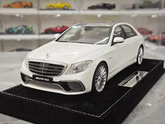 [Henson & Heaven] 1:18 Mercedes-Benz 2020 AMG S65L W222 White Model Car Resin