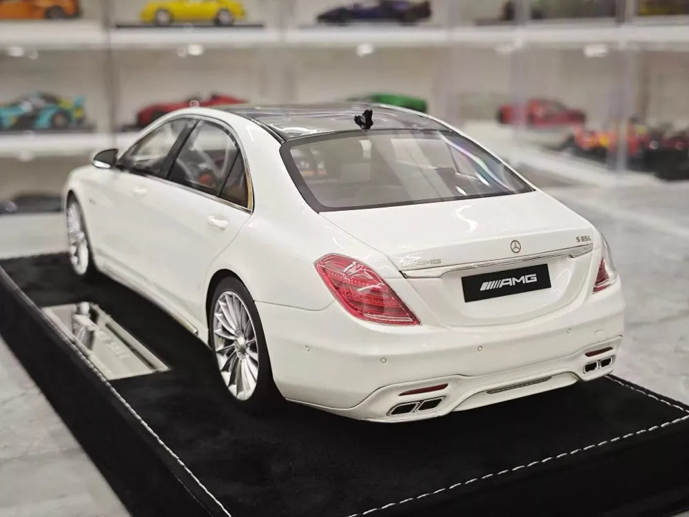 [Henson & Heaven] 1:18 Mercedes-Benz 2020 AMG S65L W222 White Model Car Resin