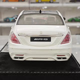 [Henson & Heaven] 1:18 Mercedes-Benz 2020 AMG S65L W222 White Model Car Resin