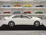 [Henson & Heaven] 1:18 Mercedes-Benz 2020 AMG S65L W222 White Model Car Resin