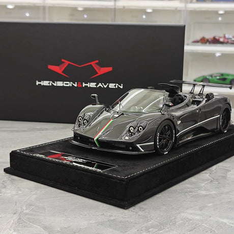 Henson & Heaven Pagani 2009 Zonda سينك بلاك 1:18 – نموذج راتنج قابل للجمع
