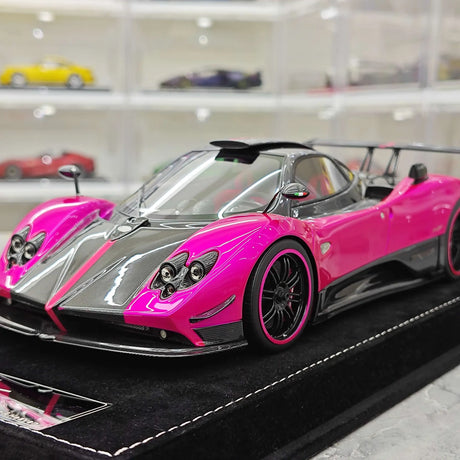 Henson & Heaven Pagani 2009 Zonda سينكي كوبيه بنفسجي 1:18 – راتنج نموذجي قابل للجمع