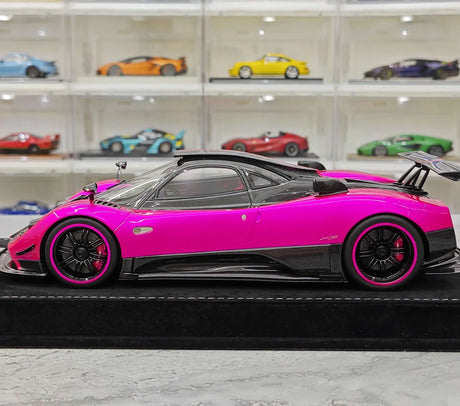 Henson & Heaven Pagani 2009 Zonda سينكي كوبيه بنفسجي 1:18 – راتنج نموذجي قابل للجمع
