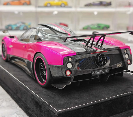 Henson & Heaven Pagani 2009 Zonda سينكي كوبيه بنفسجي 1:18 – راتنج نموذجي قابل للجمع