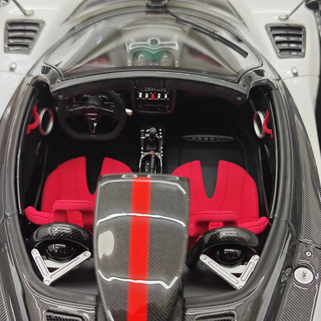 Henson & Heaven Pagani 2009 Zonda سينك وايت 1:18 – نموذج راتنج قابل للجمع
